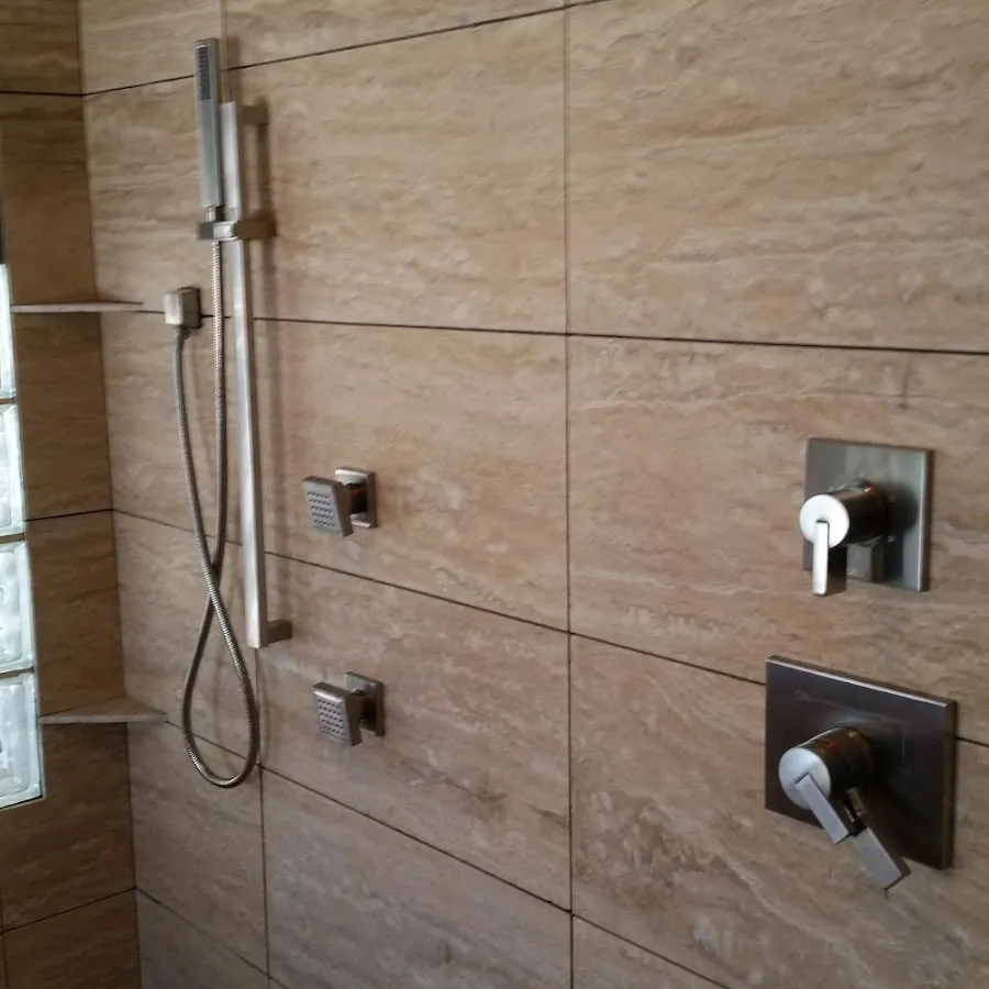 Shower fixture installation for Water Heater Replacement in Orchard Homes